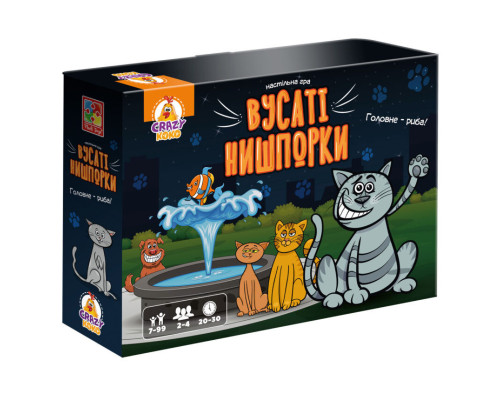Настільна гра-бродилка "Вусаті нишпорки" VT8055-44 з фігурками котів