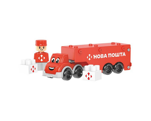 Дитячий металевий конструктор "Нова Пошта" 1416TXK, 135 деталей