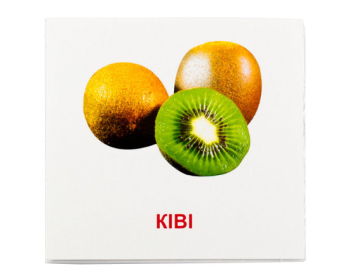 Развивающие карточки "Фрукты" (110х110 мм) 66424 на укр./англ. языке