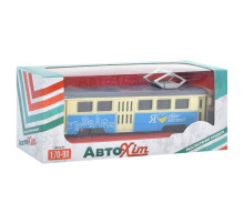 Дитяча іграшка Трамвай інерційний M5660, 18,5 см Синій