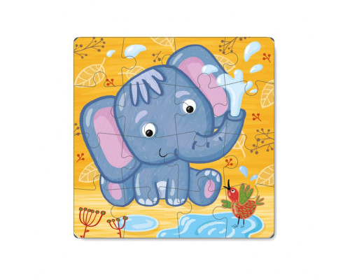 Пазл Слоненок DoDo 300162, 16 деталей