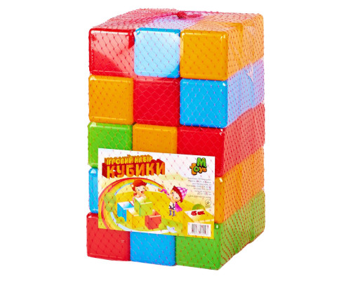 Ігровий набір кольорових кубиків 09065, 45 шт