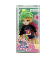 Лялька шарнірна для дівчаток Funny EBO DH2368B(Green) 15 см