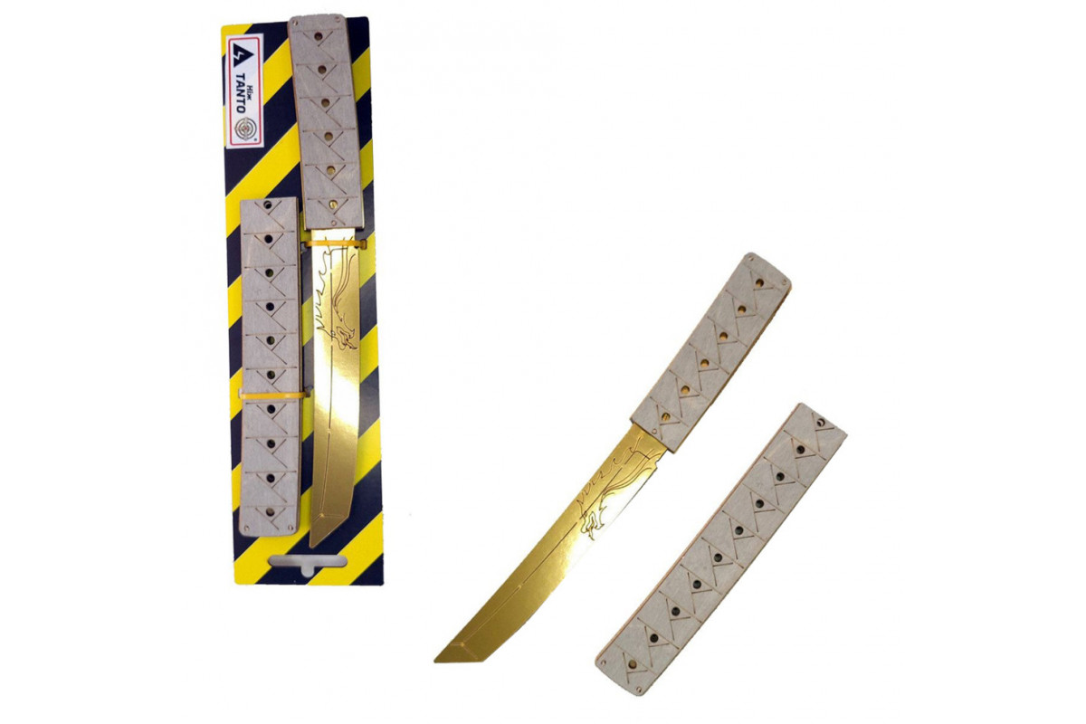 Нож деревянный сувенирный "SO-2 TANTO ЯКУДЗА GOLD" TAN-Y