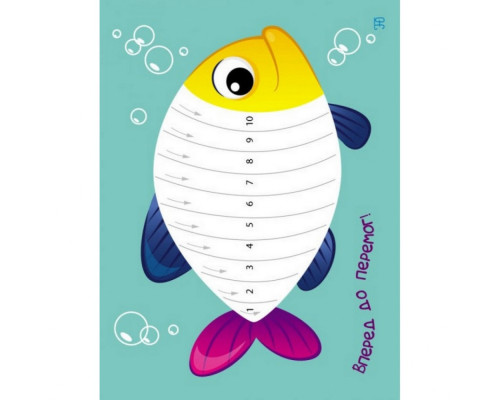 Дитяча книга "Стікеркартинки: Хто в морі живе?" АРТ 18801 укр