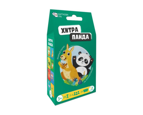 Карткова гра "Хитра панда" 301235, 29 карточек