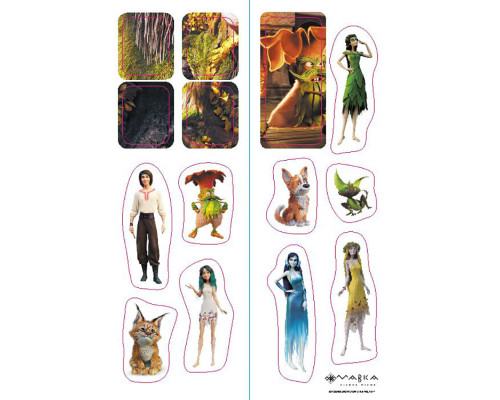 Розвиваючий зошит з наклейками "Мавка Допитливим та кмітливим" 1423014 з плакатом