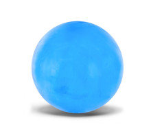 Дитячий гумовий м'яч PB25119(Blue) блакитний, 22 см, 70 грам