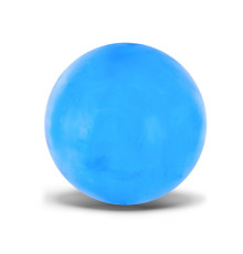 Дитячий гумовий м'яч PB25119(Blue) блакитний, 22 см, 70 грам