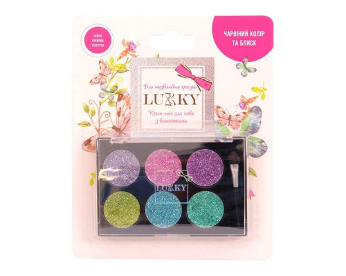 Детский крем-тени для век с блестками T16128 с аппликатором