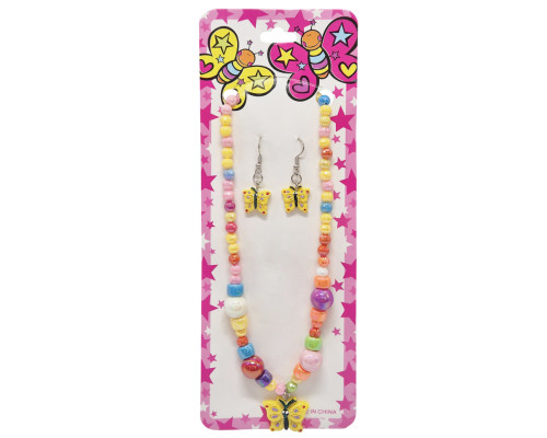 Детский набор аксессуаров "Бабочка" 0105-029-2 упаковка 12 шт