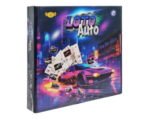 Настольная игра "Лото «Автомобили» + Викторина" MKB0110 правила игры на рус. и укр. языках