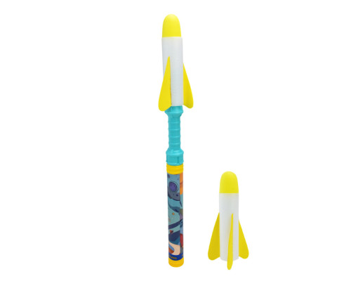 Развлекательная Запускалка с ракетами JZ7904(Turquoise) 61 см, 2 ракеты
