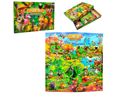 Настольная игра "Animal Discovery" Danko Toys G-AD-01-01U укр
