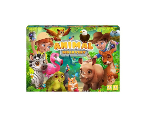 Настольная игра "Animal Discovery" Danko Toys G-AD-01-01U укр