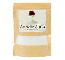 Гранулированный воск "Candle Sand" для насыпных свечей SH011, 260 г, белый