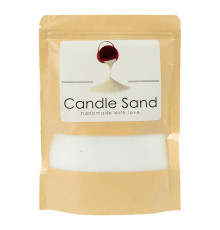 Гранулированный воск "Candle Sand" для насыпных свечей SH011, 260 г, белый