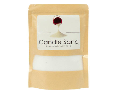 Гранулированный воск "Candle Sand" для насыпных свечей SH011, 260 г, белый