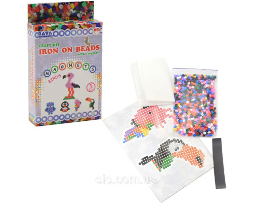 Набір для творчості "Магніти з термомозаїки без планшета "Птахи" TM-015