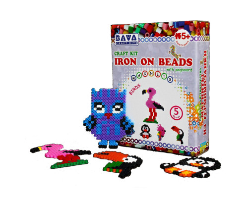 Набір для творчості "Магніти з термомозаїки без планшета "Птахи" TM-015