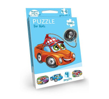 Детские развивающие пазлы "Puzzle For Kids" PFK-05-12, 2 картинки Машинка