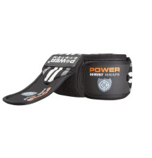 Кистевые бинты Wrist Wraps Power System PS-3500_Grey-Black