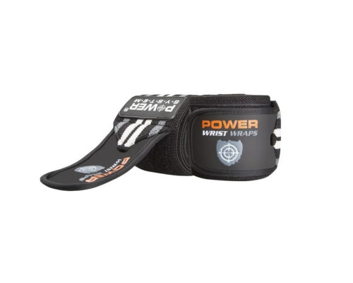 Кистевые бинты Wrist Wraps Power System PS-3500_Grey-Black
