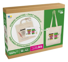 Набір для творчості екосумка-розмальовка "Coffee Time" N0003654, 38х42 см