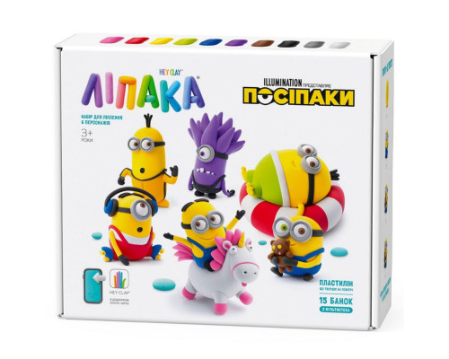 Меганабор пластилина "Посипаки" ЛИПАКА 15026-UA01 самостоятельно затвердевает