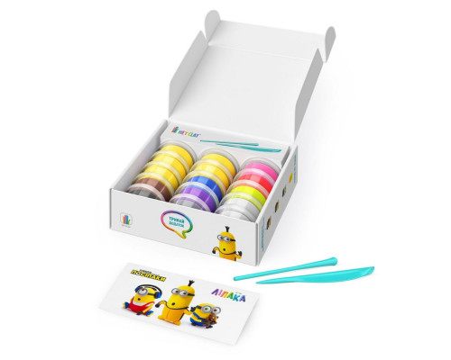 Меганабор пластилина "Посипаки" ЛИПАКА 15026-UA01 самостоятельно затвердевает