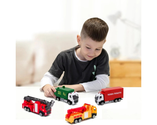 Автомодель дитяча "VOLVO" Пожежна машинка TechnoDrive 250302 зі стрілою