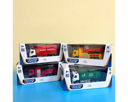 Автомодель дитяча "VOLVO" Пожежна машинка TechnoDrive 250302 зі стрілою