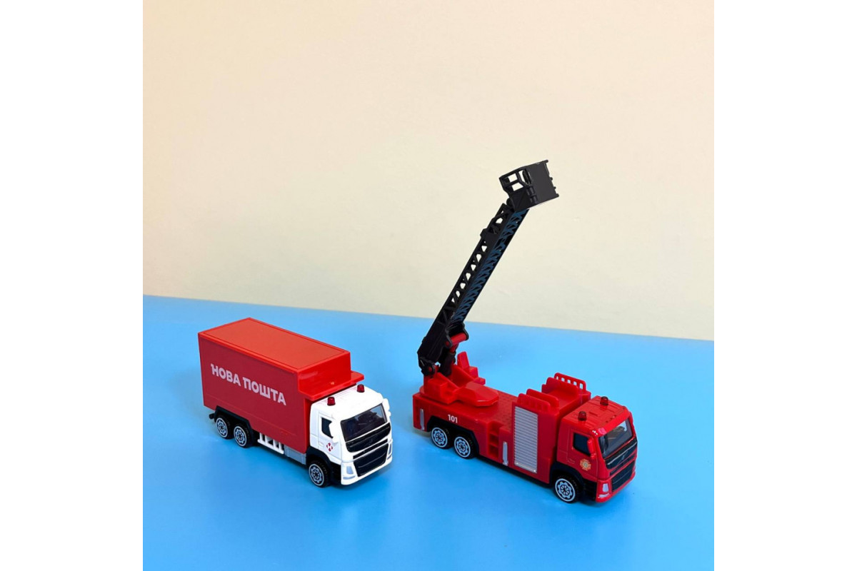 Автомодель дитяча "VOLVO" Пожежна машинка TechnoDrive 250302 зі стрілою
