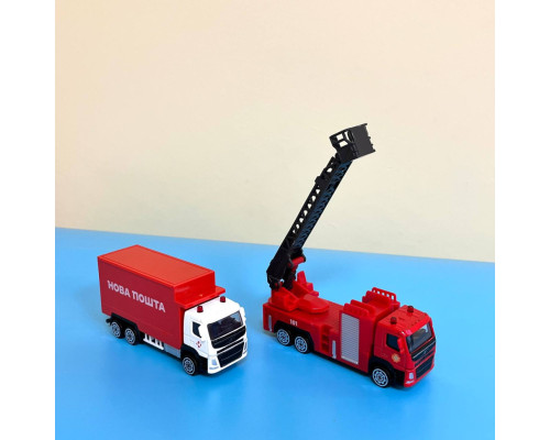 Автомодель дитяча "VOLVO" Пожежна машинка TechnoDrive 250302 зі стрілою