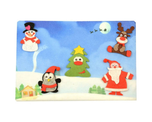 Развивающая игра из фетра "Новый год" (ПФ-012) PF-012