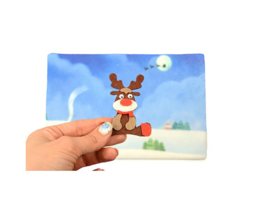 Развивающая игра из фетра "Новый год" (ПФ-012) PF-012