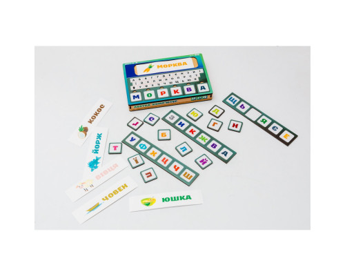 Деревянная игрушка-сортер "Азбука компьютер" Puz-73913, 32 карточки