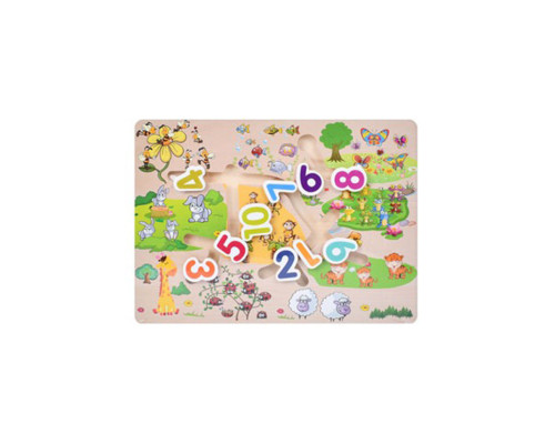 Деревянная игрушка Лабиринт  MD 0817-2 размер 30х22,5 см