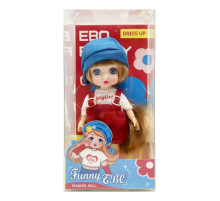 Кукла шарнирная для девочек Funny EBO DH2368B(Blue) 15 см