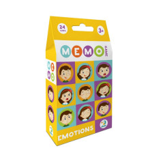 Настільна гра-мемо "Емоції" 301240, 24 фішки із зображенням
