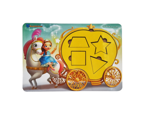 Деревянная развивающая игра "Фея и карета" (ПСД196) PSD196 танграм