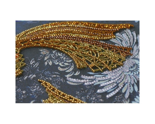 Набір для вишивання бісером "Грошова рибка" AB-823 на натуральному полотні