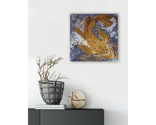 Набір для вишивання бісером "Грошова рибка" AB-823 на натуральному полотні