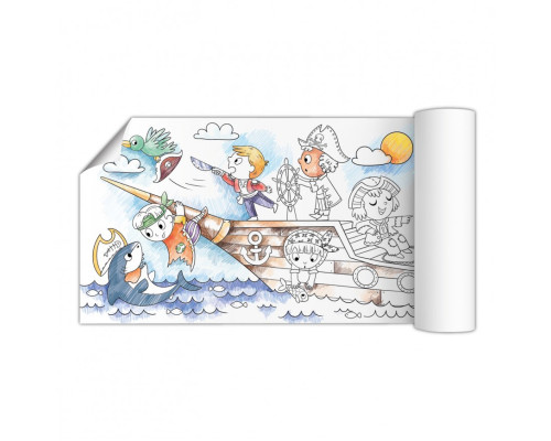 Дитяча розмальовка "Пірати" DoDo 300329 розмір 70х16 см