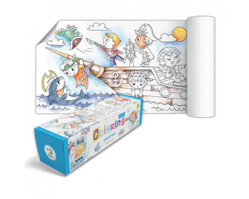 Дитяча розмальовка "Пірати" DoDo 300329 розмір 70х16 см