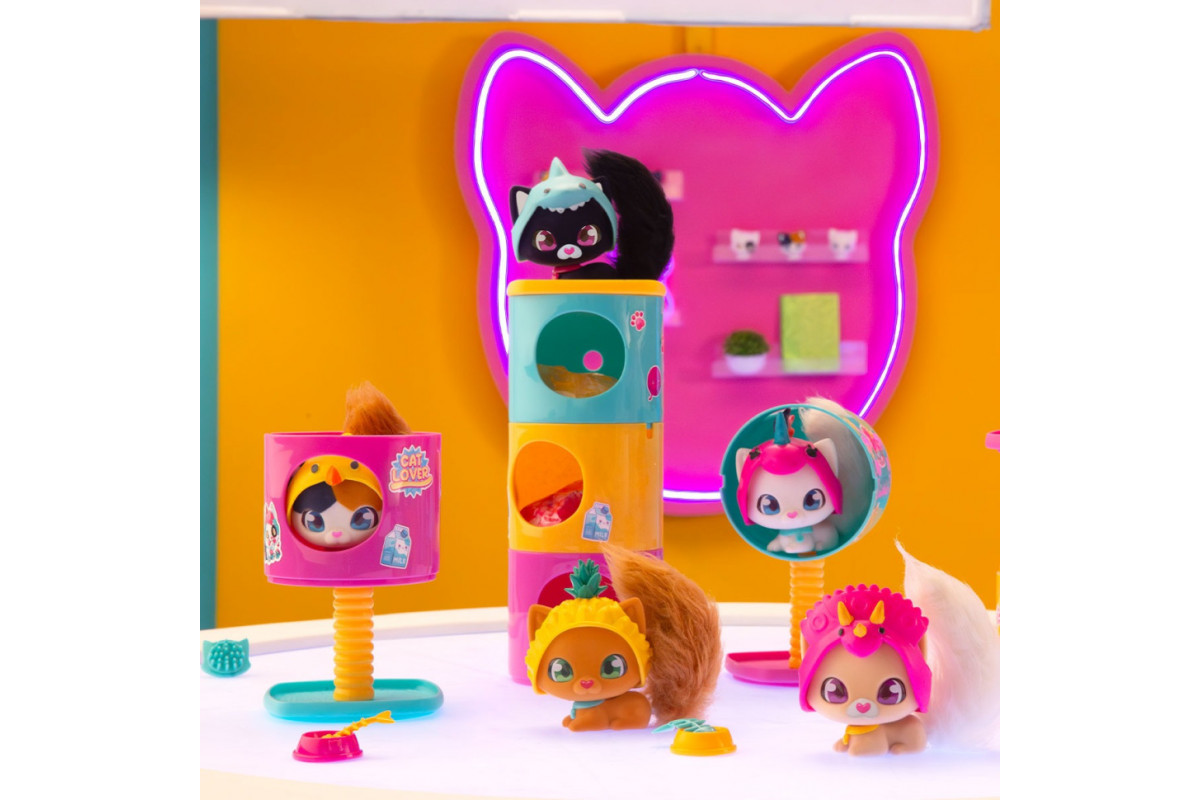 Детский игровой набор "Котенок Джинджер" QT Kitties 450001-5 фигурка, домик, аксессуары Детский игровой набор "Котенок Джинджер" QT Kitties 450001-5 фигурка, домик, аксессуары