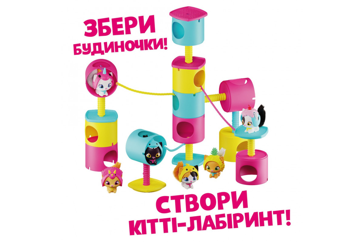 Детский игровой набор "Котенок Джинджер" QT Kitties 450001-5 фигурка, домик, аксессуары Детский игровой набор "Котенок Джинджер" QT Kitties 450001-5 фигурка, домик, аксессуары
