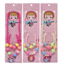 Дитячий набір прикрас "Принцеси" 0105-027 три кольори в наборі