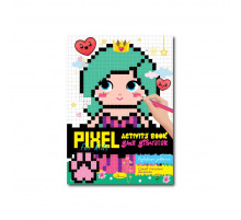 Дитяча розмальовка "PIXEL Activity Book для дівчаток" РМ-84-01