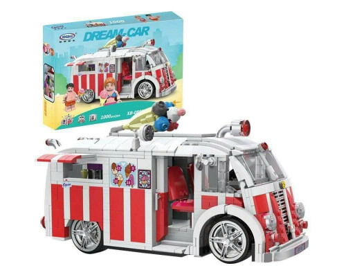 Конструктор XINGBAO XB-08004 MOC Фургон із морозивом, 1000 елемента